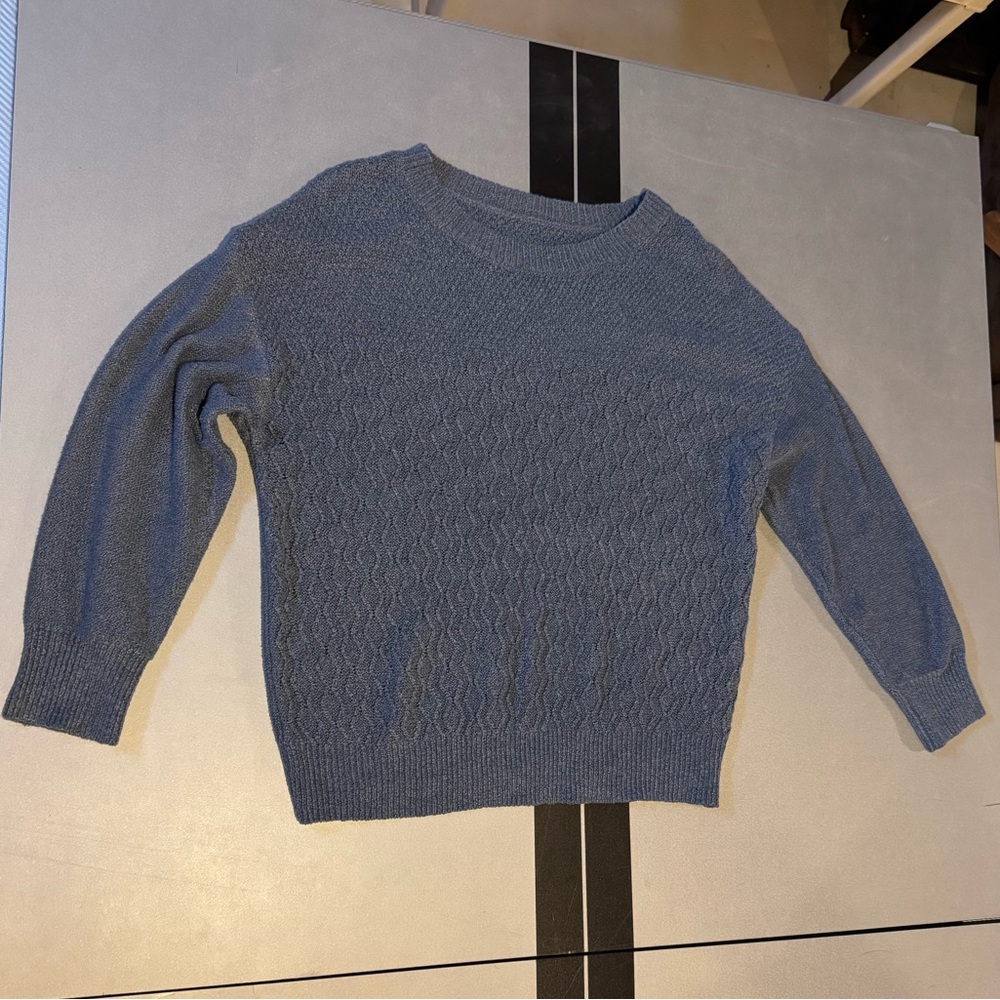 Shein Women’s XL Blue Patterned Sweater